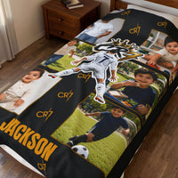 Personalized Ronaldo Blanket