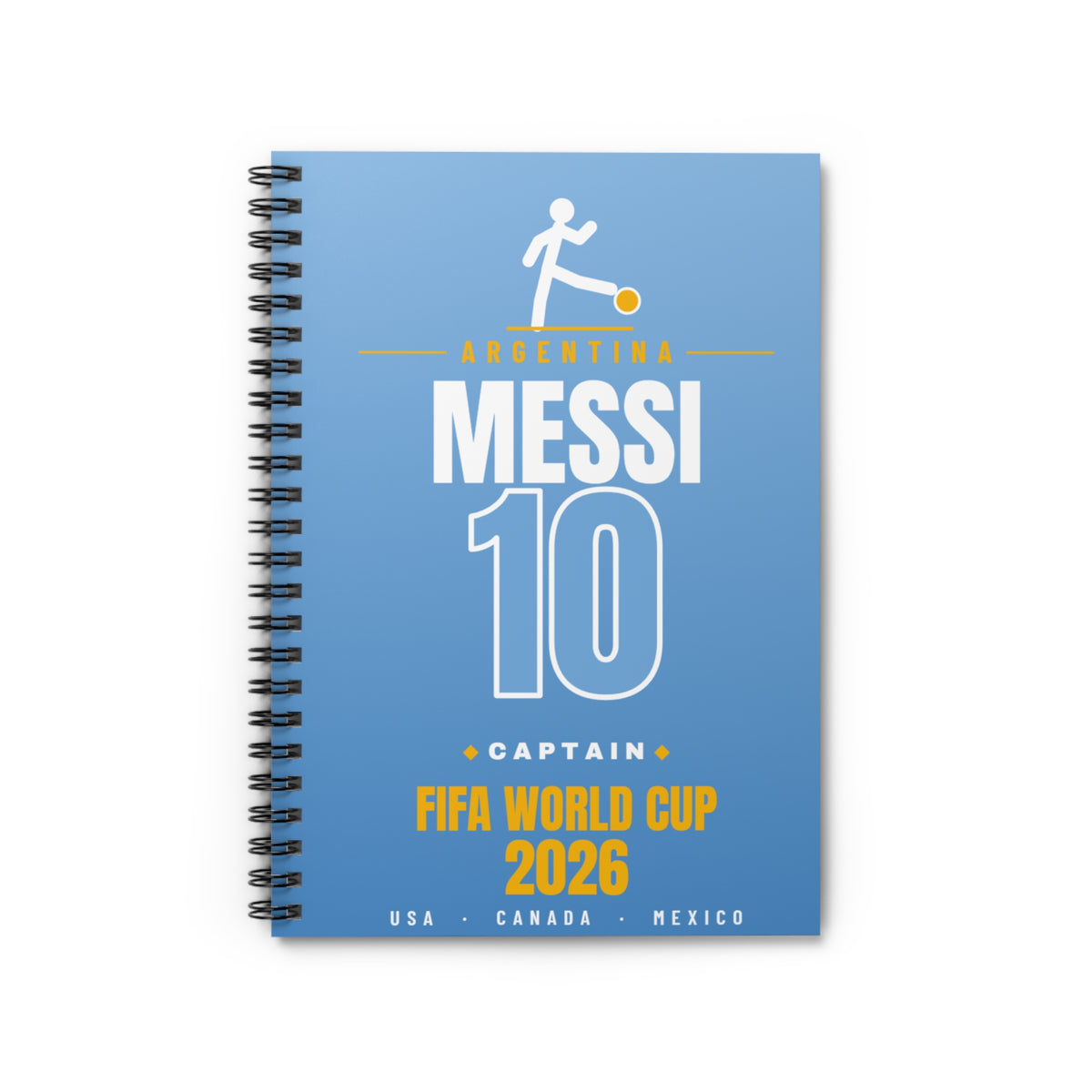 Messi Spiral Notebook