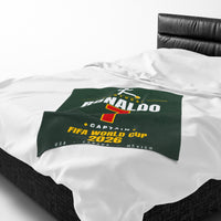 Cristiano Ronaldo World Cup 2026 Plush Blanket