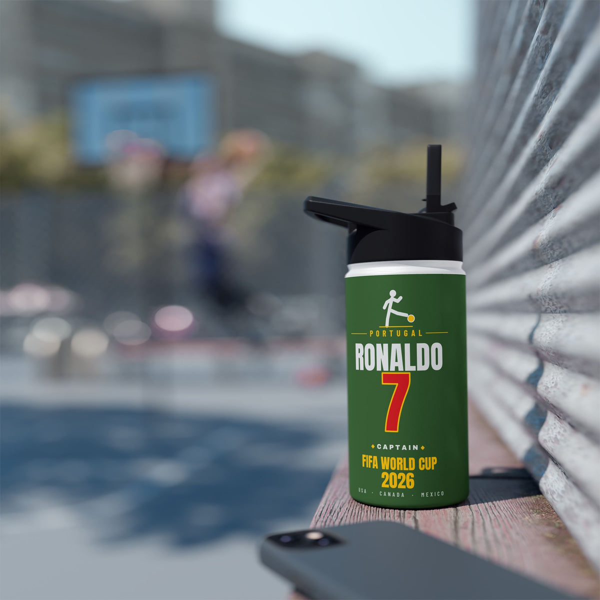 Ronaldo Stainless Steel Water Bottle