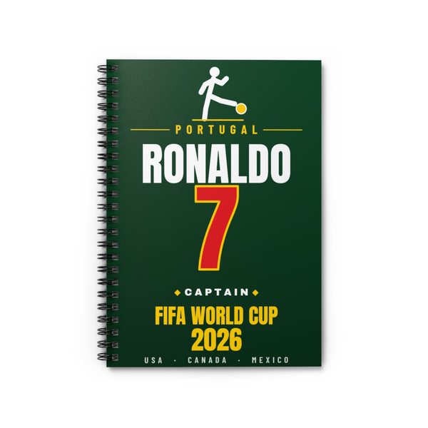 Ronaldo Spiral Notebook