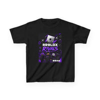 Personalized Roblox Rivals Inspired Game Kids T-Shirt Custom Name Gamer Tee Heavy Cotton Youth Shirt