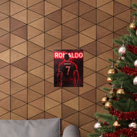 Cristiano Ronaldo CR7 Matte Poster