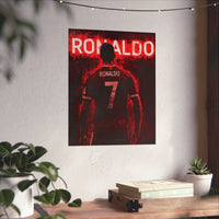 Cristiano Ronaldo CR7 Matte Poster