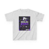 Personalized Roblox Rivals Inspired Game Kids T-Shirt Custom Name Gamer Tee Heavy Cotton Youth Shirt