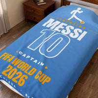 Messi World Cup 2026 Plush Blanket