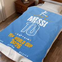 Messi World Cup 2026 Plush Blanket