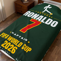 Cristiano Ronaldo World Cup 2026 Plush Blanket