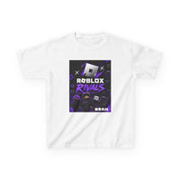 Personalized Roblox Rivals Inspired Game Kids T-Shirt Custom Name Gamer Tee Heavy Cotton Youth Shirt