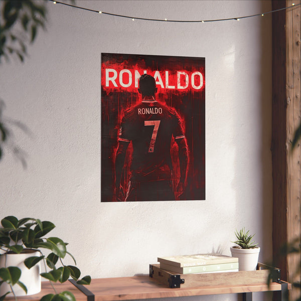 Cristiano Ronaldo CR7 Matte Poster