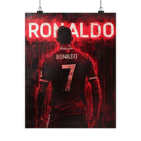 Cristiano Ronaldo CR7 Matte Poster