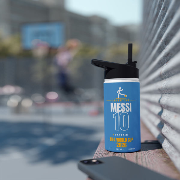 Lionel Messi Stainless Steel Water Bottle
