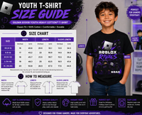 Personalized Roblox Rivals Inspired Game Kids T-Shirt Custom Name Gamer Tee Heavy Cotton Youth Shirt
